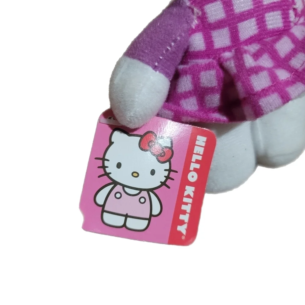 Sanrio Hello Kitty Plush 7" Stuffed Animal Pink Purple - Picture 5 of 6